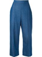 Macgraw - Purity Trousers - Women - Cotton - 14, Blue, Cotton