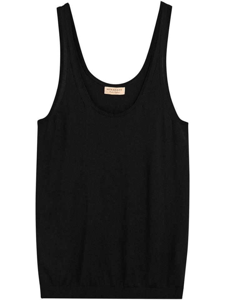 Burberry Silk Cashmere Vest - Black