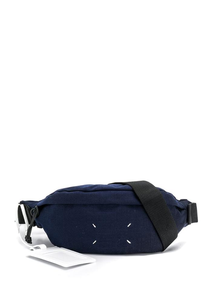 Maison Margiela Crossbody Zip Belt Bag - Blue