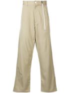 Comme Des Garçons Vintage Side Zip Baggy Trousers - Brown