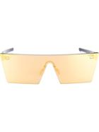 Retrosuperfuture 'tuttolente W' Sunglasses - Metallic