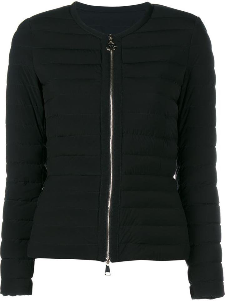 Moncler Collarless Quilted Jacket