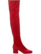 Dorateymur Sybil Leek Over-the-knee Boots - Red
