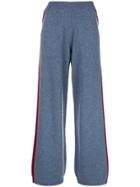 Barrie Knitted Track Pants - Blue