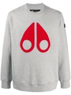 Moose Knuckles Logo Sweater - Grey