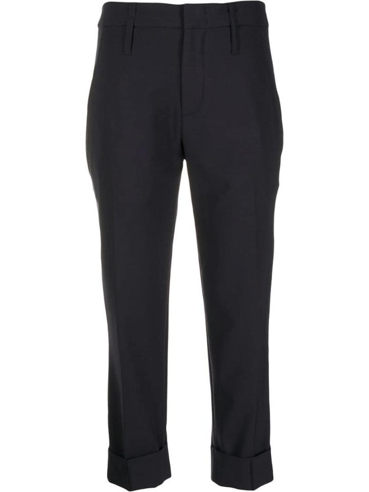 Tela Remo Cropped Trousers - Blue