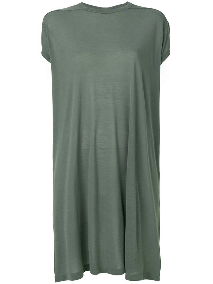 Rick Owens Oversized T-shirt - Green