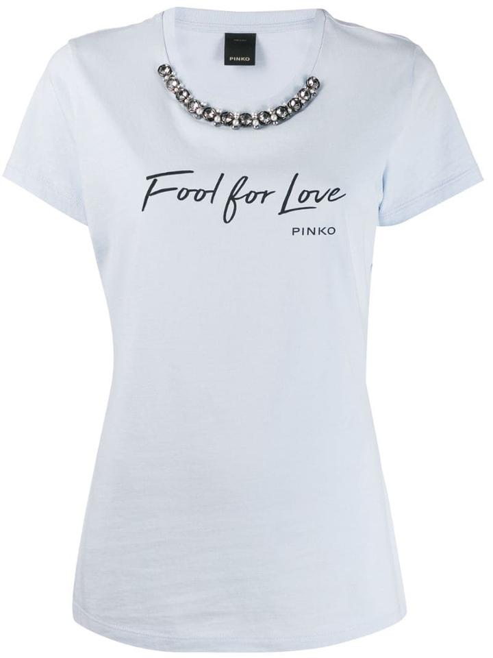 Pinko Fool For Love T-shirt - Blue