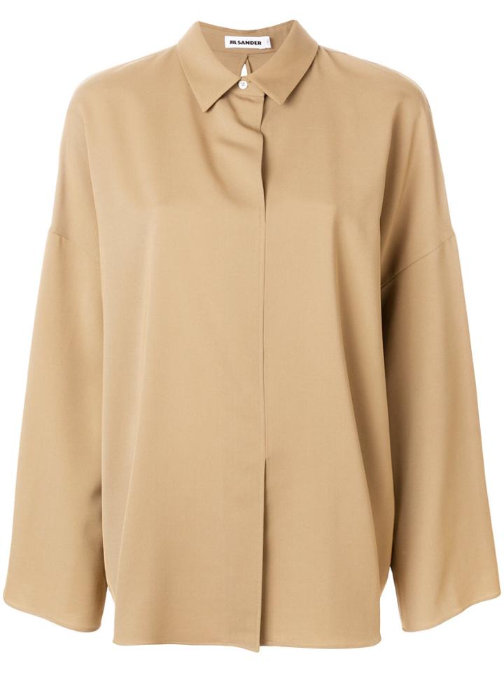 Jil Sander Casual Loose-fit Shirt - Nude & Neutrals