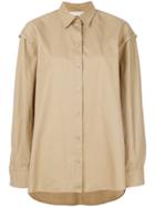 Cédric Charlier Plain Shirt - Nude & Neutrals