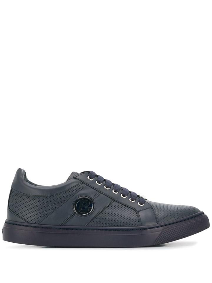 Baldinini Logo Plaque Sneakers - Blue