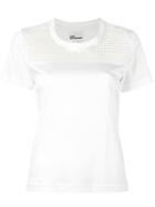 Comme Des Garçons Noir Kei Ninomiya Embellished Front T-shirt, Women's, Size: Medium, White, Cotton/rayon