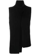Cashmere In Love Cashmere Roll Neck Ribbed Sweater - Black
