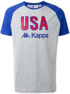 Kappa - La Usa T-shirt - Men - Cotton - L, Grey, Cotton