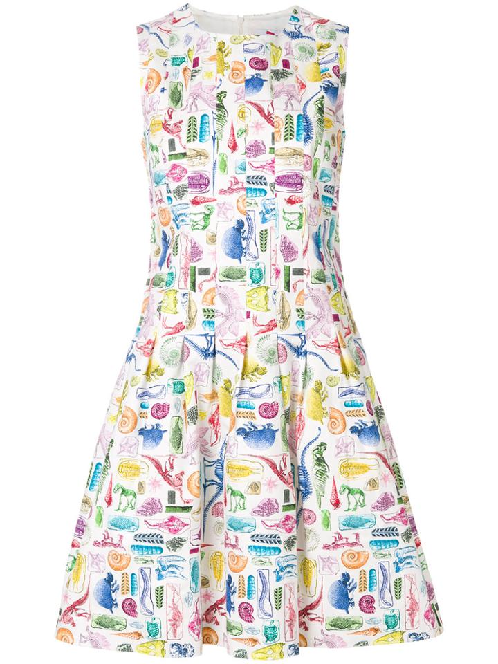 Ultràchic Fit And Flare Dress - Multicolour