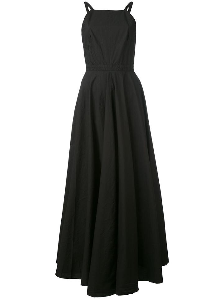 Andrea Ya'aqov - Backless Dress - Women - Cotton - Xs, Black, Cotton