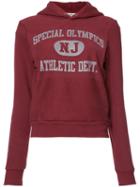 Re/done Reconstructed Special Olympics Hoodie, Women's, Size: Xs/s, Red, Cotton/polyester