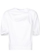 Rosetta Getty Cut Out Twist T-shirt - White