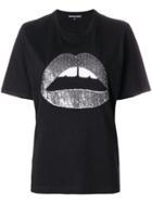 Markus Lupfer Alex Lips Sequined T-shirt - Black