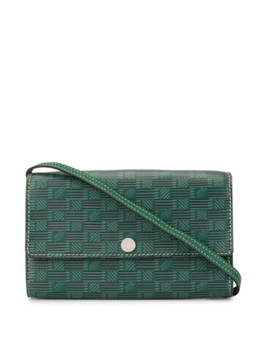 Moreau Check Pattern Clutch - Green