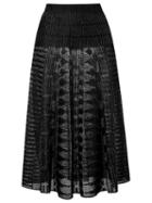 Gig - Knit Midi Skirt - Women - Polyimide - M, Black, Polyimide