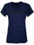 Andrea Bogosian Printed T-shirt - Blue