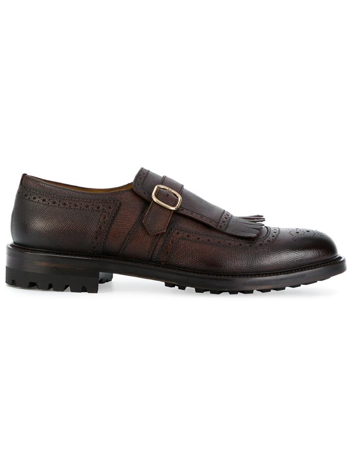 Doucal's Shangai Monk Shoes - Brown