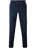 Pt01 Chino Trousers, Men's, Size: 52, Blue, Cotton/spandex/elastane
