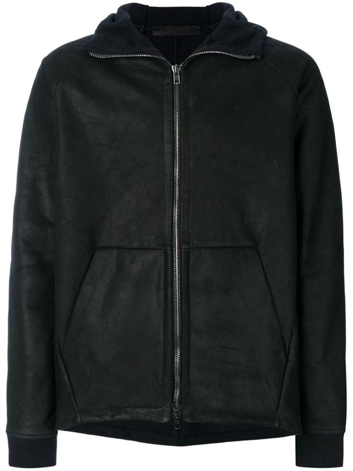 Salvatore Santoro Zipped Bomber Jacket - Black