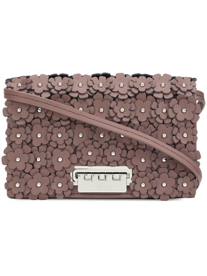 Zac Zac Posen 'earthette' Crossbody Bag, Women's, Pink/purple, Calf Leather