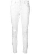 Escada Sport Mid Rise Skinny Jeans - White