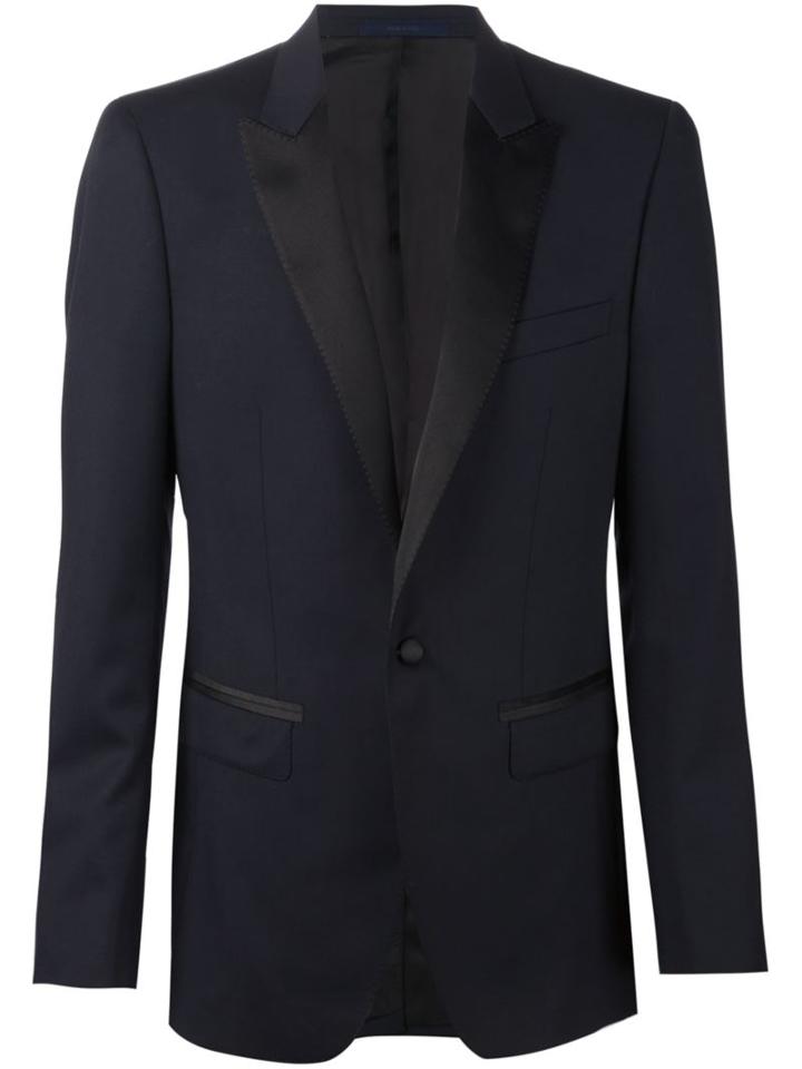 Lanvin Two-piece Dinner Suit, Men's, Size: 50, Blue, Viscose/wool