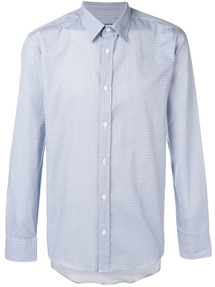 Paul & Joe Mini Check Print Shirt - Blue