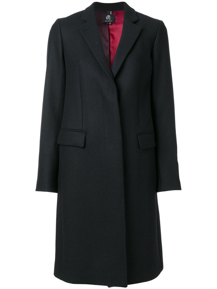 Ps By Paul Smith Button Coat - Black