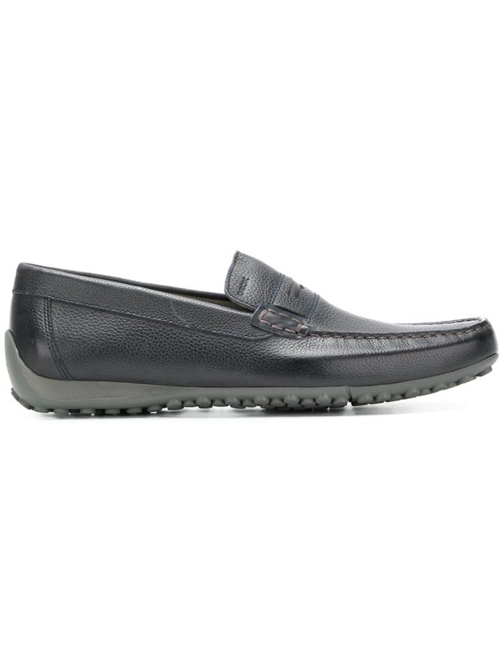 Geox Logo Embossed Loafers - Blue