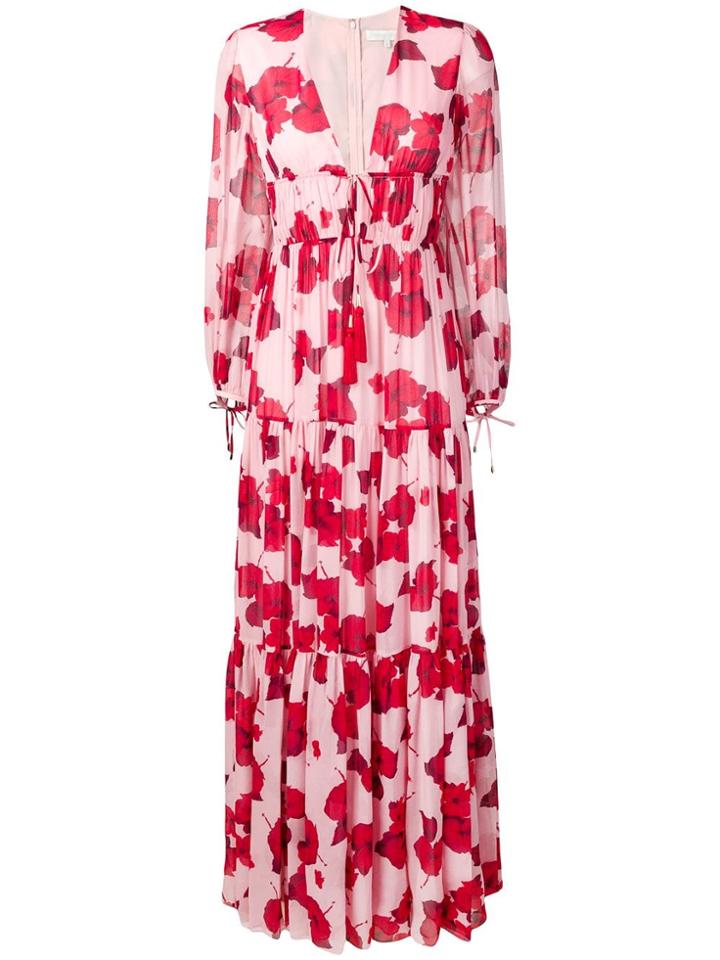 Borgo De Nor Freya Floral Print Maxi Dress - Pink