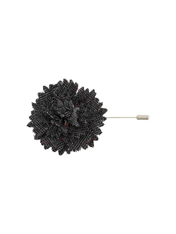 Lanvin Flower Pin, Grey