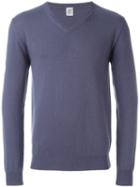 Eleventy V-neck Sweater, Men's, Size: Xl, Blue, Cashmere
