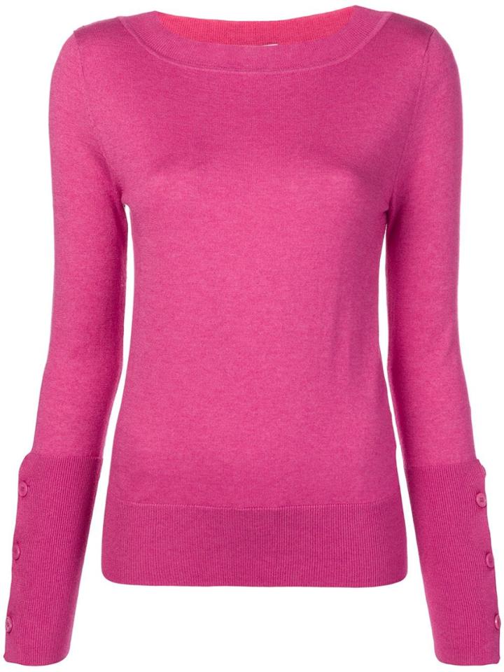 Snobby Sheep Button Cuff Jumper - Pink