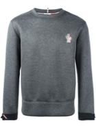 Moncler Grenoble Crew Neck Sweatshirt, Men's, Size: Large, Grey, Modal