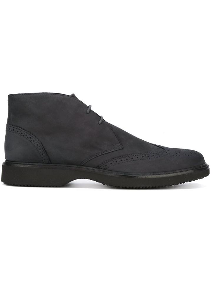 Hogan 'route' Brogue Detail Shoes