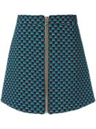 Kenzo Geometric Print Mini Skirt, Women's, Size: Xs, Polyester/spandex/elastane