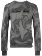 Dior Homme Embroidered Chest Sweatshirt, Men's, Size: Large, Grey, Cotton