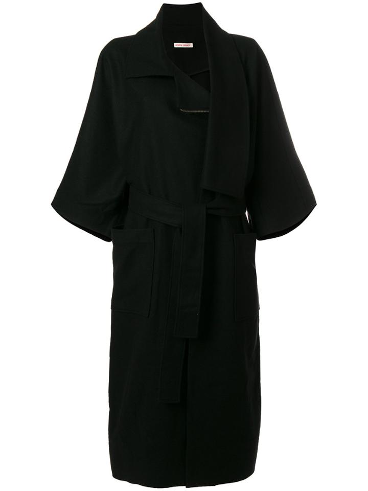Henrik Vibskov Oversized Cape Coat - Black
