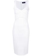 Dsquared2 Fitted Wrap Dress - White