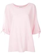 Lamberto Losani Round Neck T-shirt - Pink & Purple
