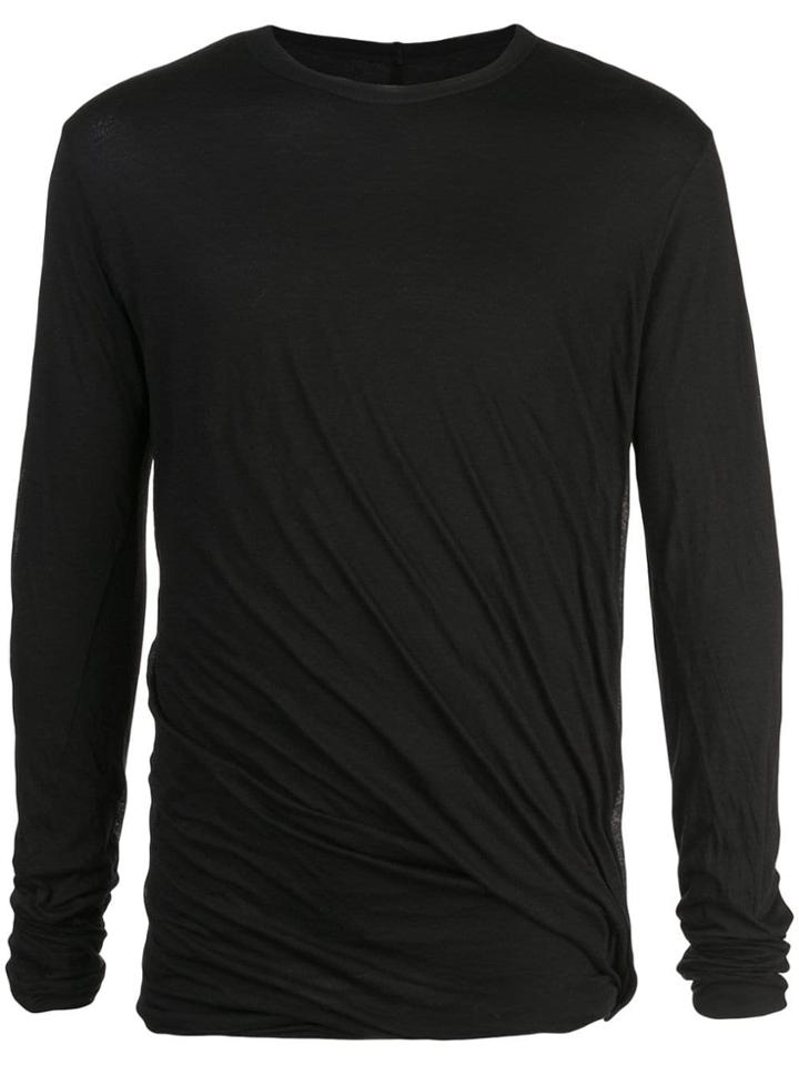 Rick Owens Gathered Top - Black