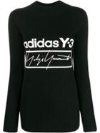 Y-3 Fitted Logo Jumper - Black