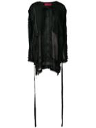 Di Liborio Deconstructed Serrated Shirt - Black