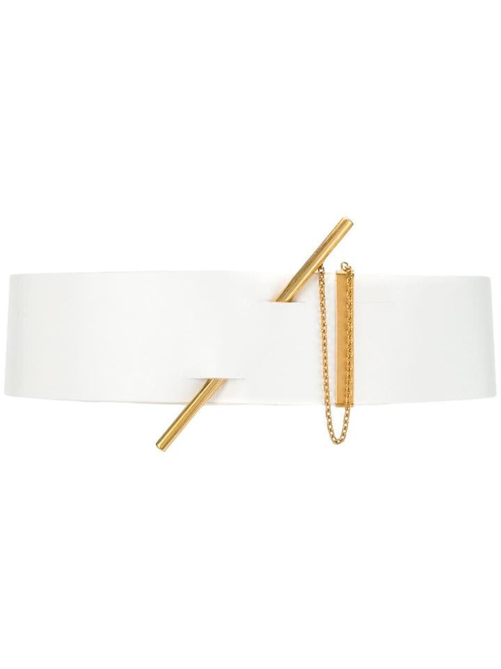 Poiret Classic Belt - White